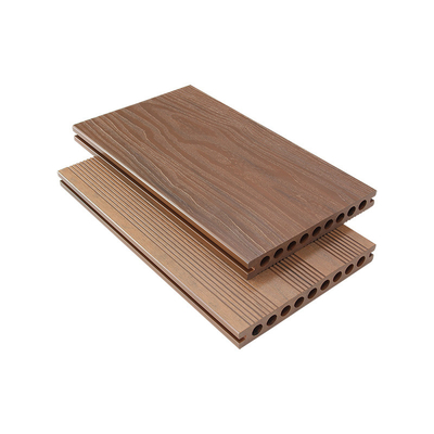 38% HDPE Texture Hollow Composite Decking Boards Ultra Natural Color