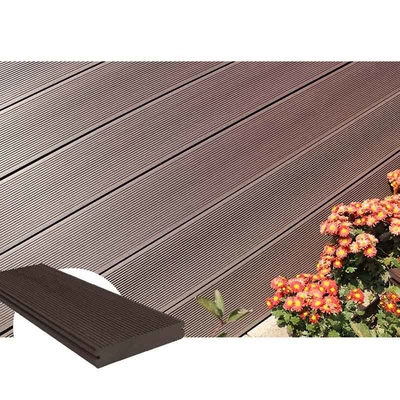 Anti Rot Hotel Solid Composite Decking Boards 138x26mm Recyclable