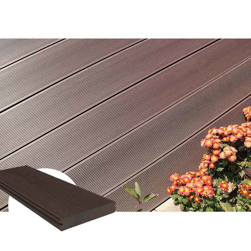 Anti Rot Hotel Solid Composite Decking Boards 138x26mm Recyclable